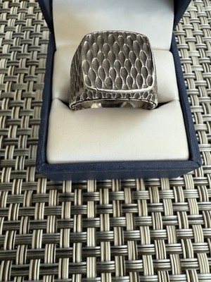 Men's John Hardy Silver Pattern Ring