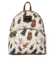 NWT Harry Potter and Friends AOP Mini Backpack