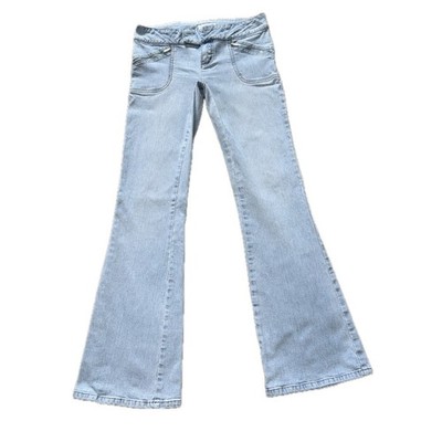   JLO by Jennifer Lopez Low Rise Flare Y2K Jeans Light Wash | Junior's Sz 3