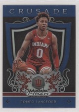 2019-20 Panini Prizm Draft Picks Crusade Blue Prizm Romeo Langford #99 n1u