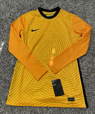 Nike Dri-FIT Soccer Long Sleeve Goalie Jersey Orange Polyester Women's Regular M