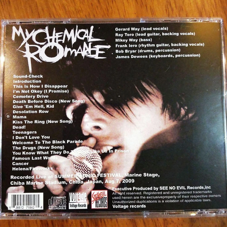 My Chemical Romance CD DVD Music Album Band Merch Official Release Edition Foto 4 de 4