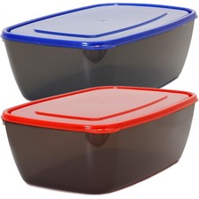 Youngever 2 Pack Extra Large Food Storage Containers (2.5 Gallon 15 inch x 11...