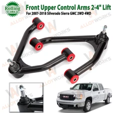 Front Upper 2-4" Lift Control Arms Fits Chevy Silverado/ GMC Sierra 1500 2WD 4WD