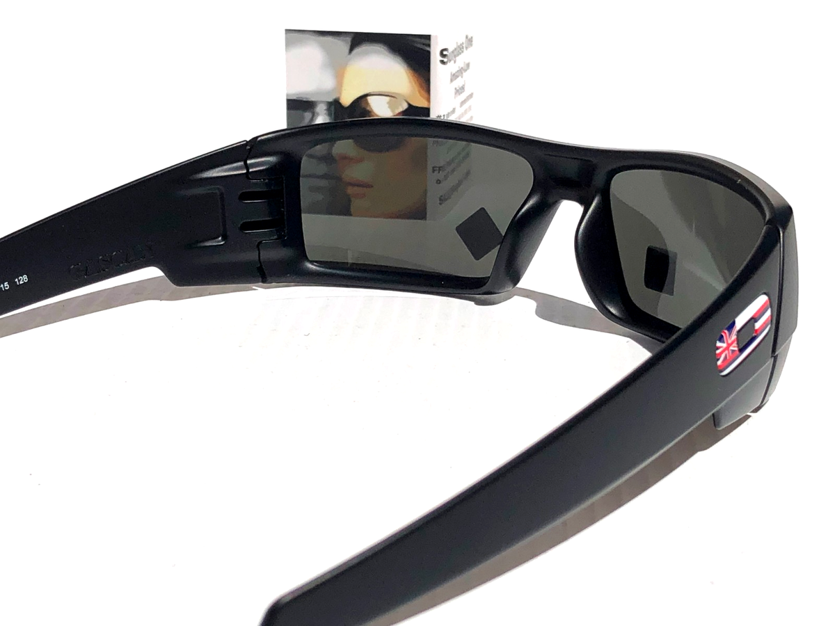NEW Oakley GASCAN Matte Black Hawaii Flag Icon PRIZM Black Lens