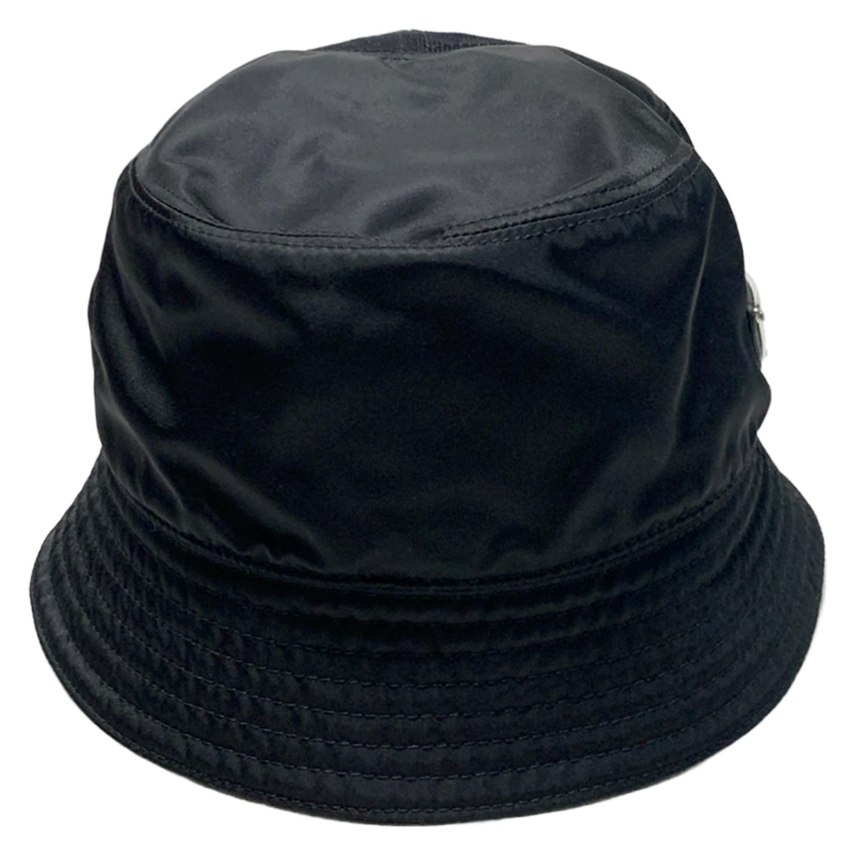 Prada 帽子 Auth PRADA visor bucket hat 2HC281 Black Recycled Polyamide