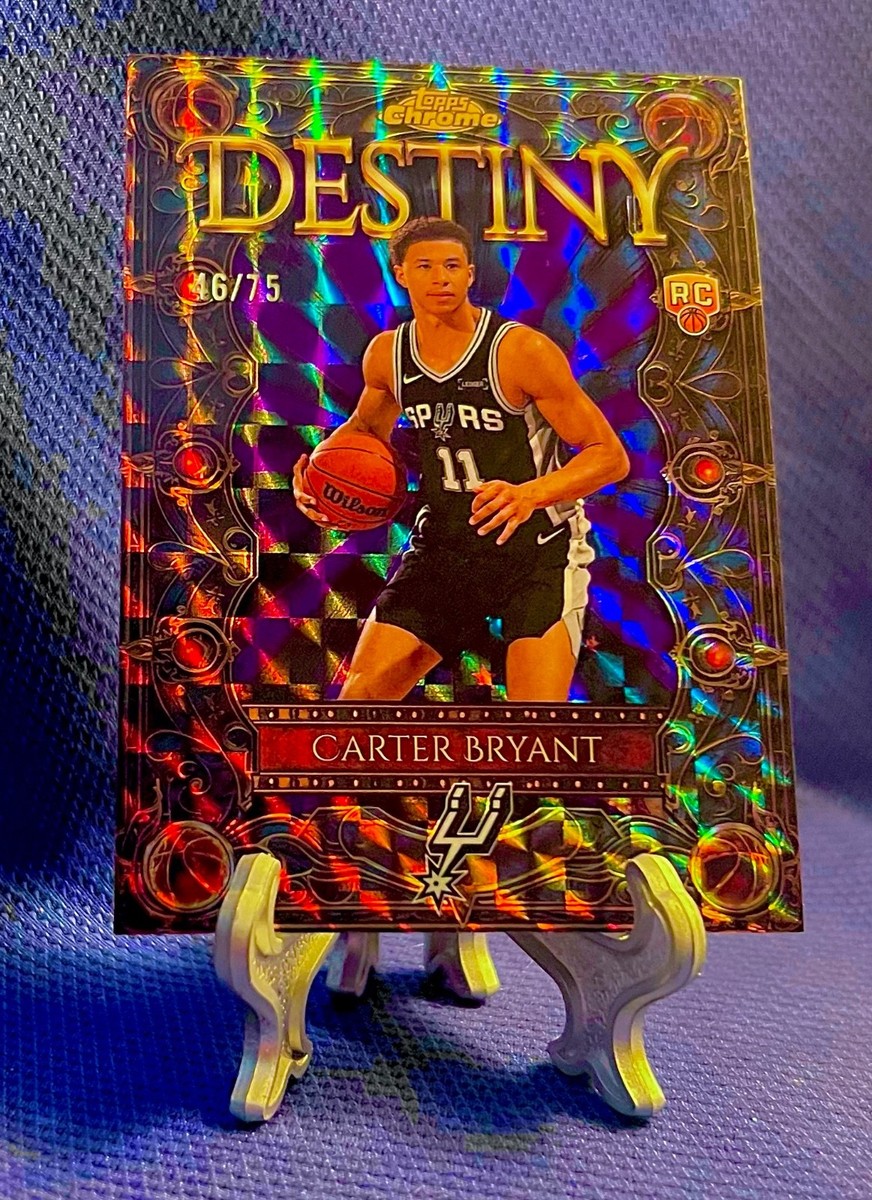 Carter Bryant 2025-26 Topps Chrome SSP Purple Destiny Refractor