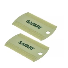 Grain Valley Safari Double Sided Flea Comb Pet Grooming - 2 Pack