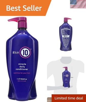 Miracle Daily Conditioner 33.8 fl. oz - Enhance Shine & Preserve Color Naturally