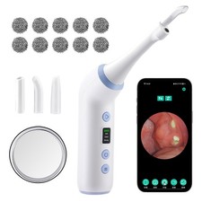 Visible Tonsil Stone Remover Kit with HD Camera, 3 Suction Levels, LED Light
