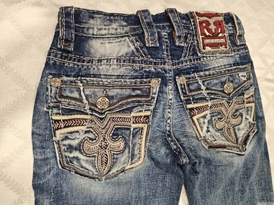NEW WITH NO TAGS Rock Revival Kadin Slim Straight Men's Jeans Size 28x32