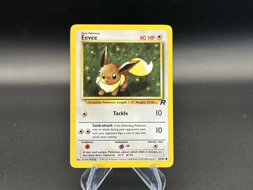 Eevee - 55/82 Team Rocket - Pokémon TCG - 2000