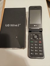 LG Wine 2 LM-Y120UM 8GB - Gray U.S. Cellular 4G LTE Basic Flip Phone. A Mint