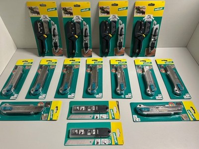 Wolfcraft Allround-Schneide-Set, 3-tlg. 25 mm Cuttermesser, Abbrechklingen 25 mm