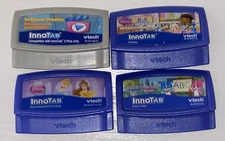 Lot Of 4 Vtech InnoTab Games Disney Princesses Cody Cora Doc McStuffins
