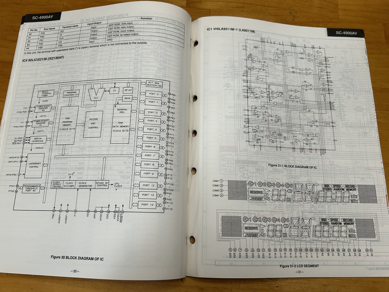 Sharp SC-4900AV Stereo System CD Player Service Manual OEM Vintage Diagrams