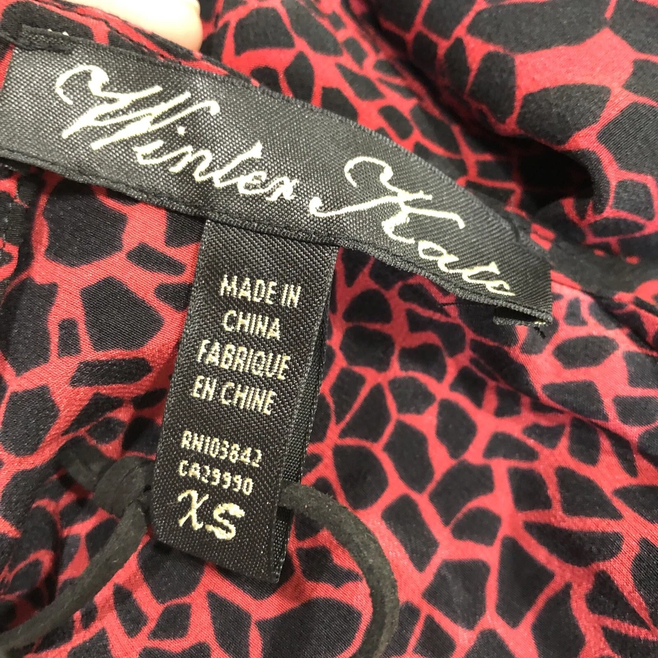 Vestido Kate de Invierno para Mujer ~ Extra Pequeño ~ Mangas Largas 100% Seda Foto 4 de 4