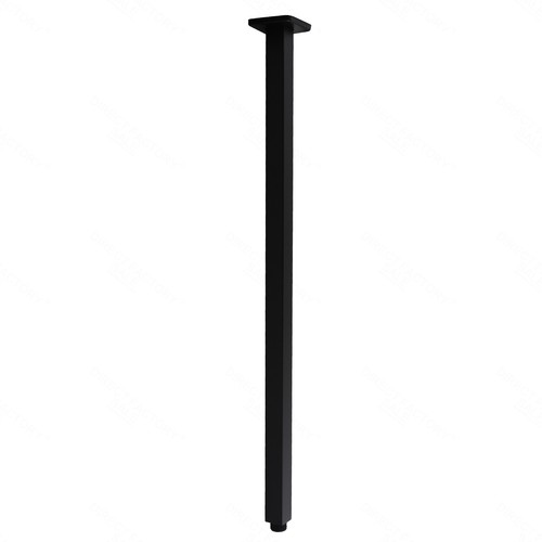 ACA 200 300 400 600mm Round Square Straight Ceiling Shower Arm Chrome / Black - Picture 33 of 38