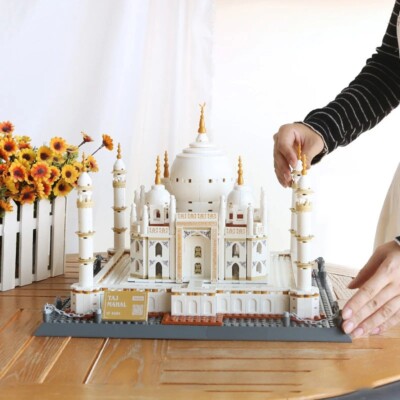 Bausteine Taj Mahal Steine Set Indien Bau Kinder Spiel Sammler Spielzeug
