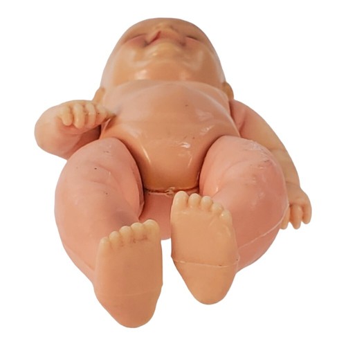 Oskar 3,5" Babypuppe Schlafaugen offener Mund gelenkig - Italien - selten Vintage - Bild 9 von 9