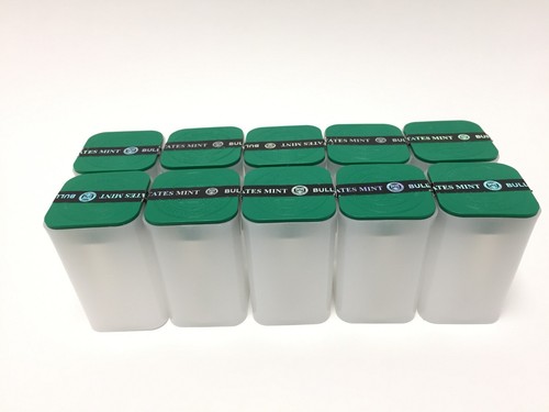 50 Genuine Official US Mint Square Coin Tubes For American Silver Eagle Oz Best