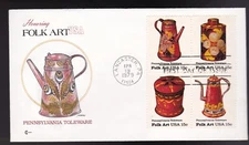 PENNSYLVANIA TOLEWARE #1778A US FIRST DAY COVER 1979, COVER CRAFT CACHET FDC