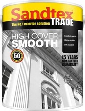 Sandtex Trade High Cover Smooth 5L Plymouth Grey Paint