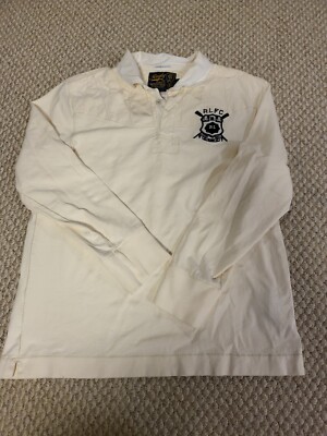 Polo Ralph Lauren VINTAGE rugby 2XL Mens Long Sleeve Shirt