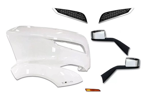 Hood Fender Right Air Intake Mirrors Turn Marker Compatible with Volvo Vnl 2018+ - Picture 4 of 11