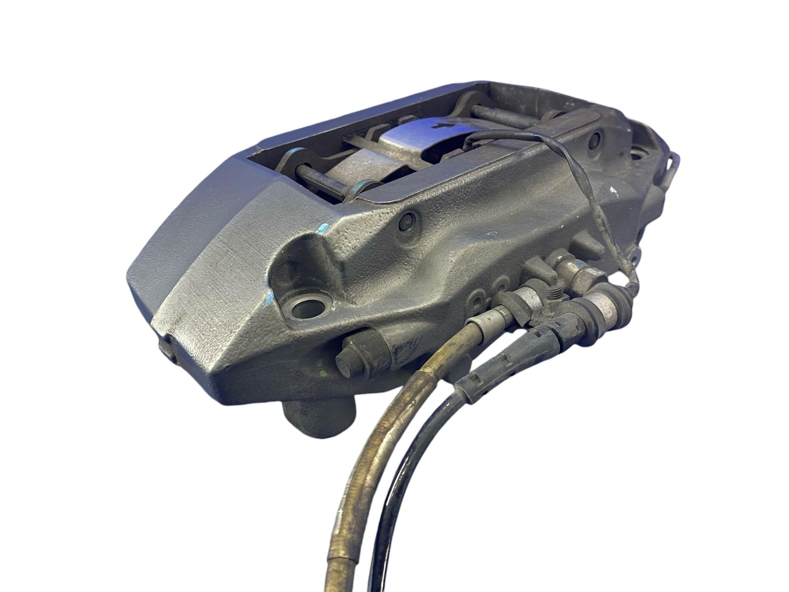 2016-2021 MCLAREN 570S RWD 3.8L REAR LEFT CARBON CERAMIC BRAKE CALIPER SILVER