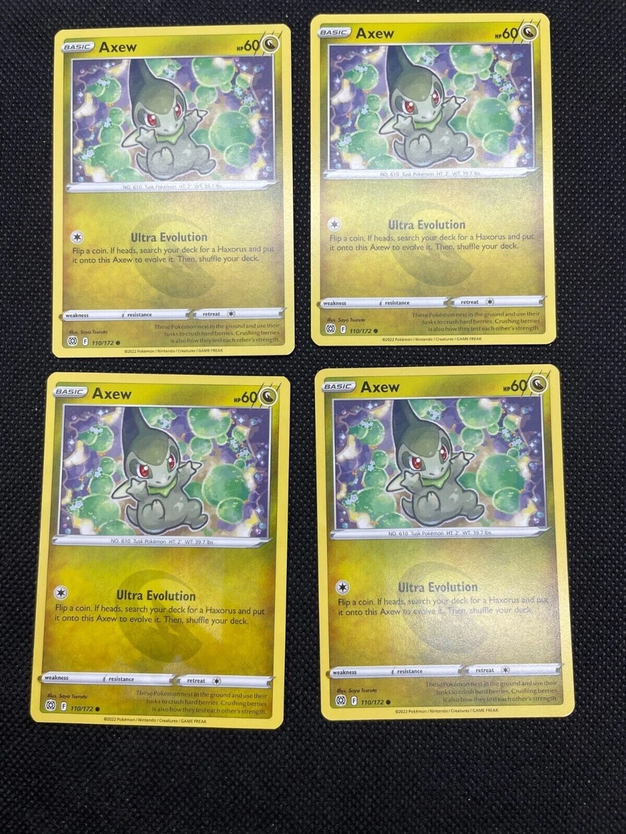 Axew Evolution Cards