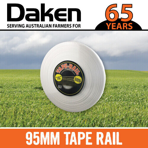 100M ELECTRIC FENCE TAPE 8 Strong Heavy Duty Wires 95mm Width WIDE HORSE RAIL - Picture 2 of 4