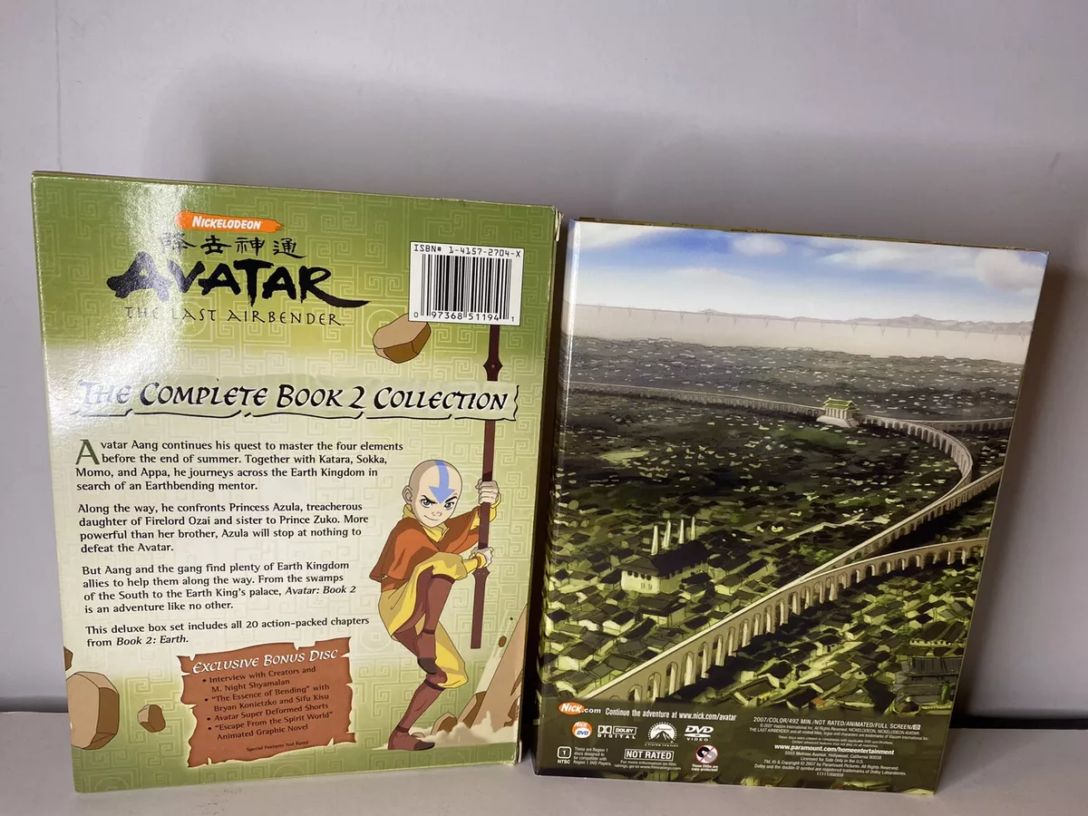 Avatar: The Last Airbender - Book 2: Earth - The Complete Collection (DVD,  2007, 5-Disc Set) for sale online