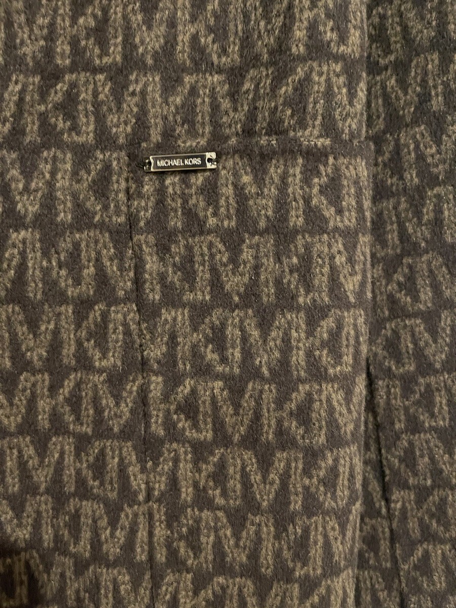 MICHAEL KORS フード付きクロップドジャケット XS チョコレート MICHAEL KORS フード付きクロップドジャケット XS チョコレート