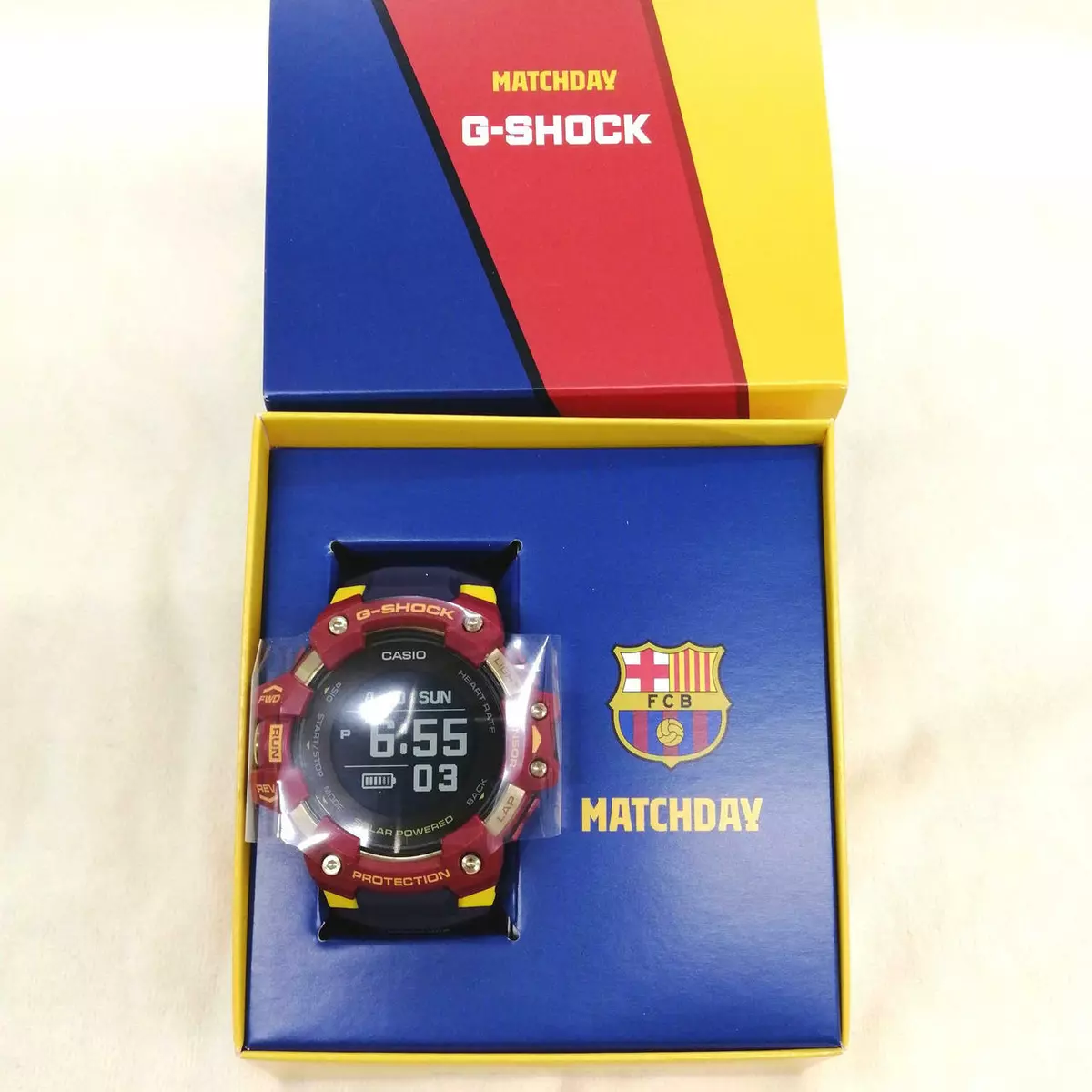 CASIO GBD-H1000BAR-4JR G-SHOCK FC BARCELONA MATCHDAY Collaboration wristwatch