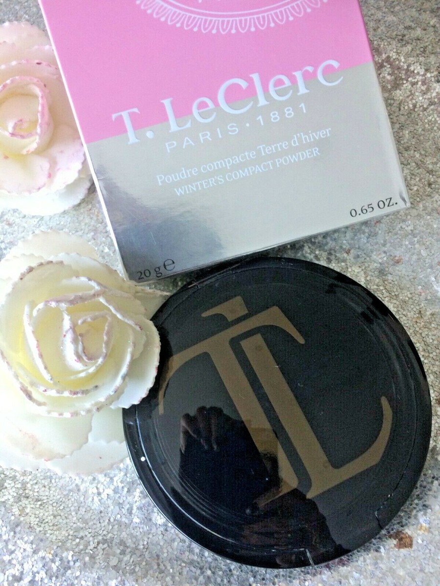 Poudre Compacte T.Leclerc Teint Sublime - Teinte Moka - 20gr - Gros Format - Neuf - Fabriqué En France