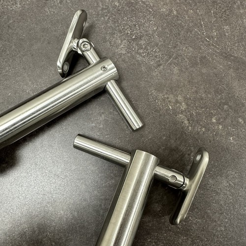 Q-RAILING PROFESSIONAL RAILING SYSTEMS GLASS PANELHANDRAIL BRACKETS SS 304 ROUND - Picture 3 of 5