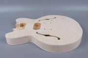 1Set Guitar Kit Guitar Body guitar Neck 22fret 24.75inch Semi Hollow 339 Style