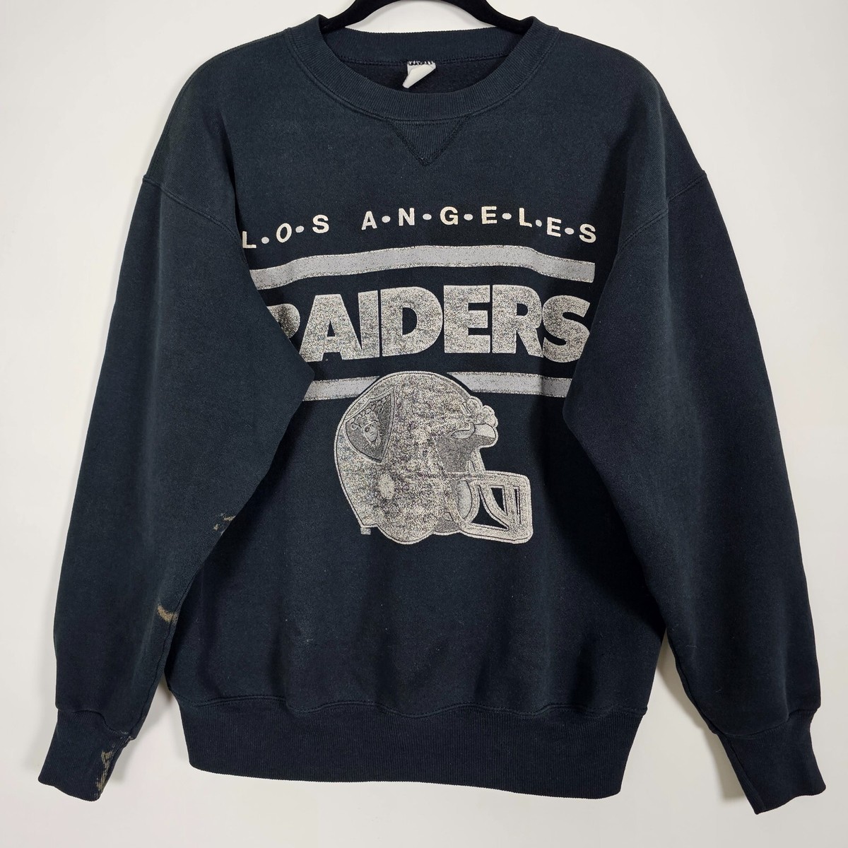 Vintage 90s Los Angeles Raiders Football NFL Mens Large Long