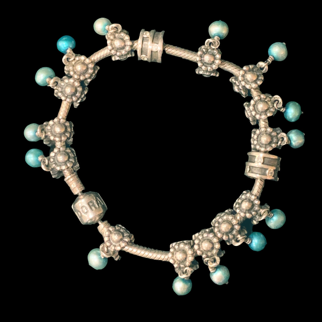 GENUINE PANDORA RAREST HOLY GRAIL PEARL CHARM -790339TP - Bracelet