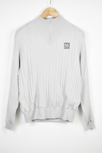 66 NORTH Sweater Men LARGE Thin Lined 