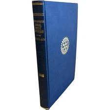 1946 Rotary Club Annual Proceedings Atlantic City HC Book International Scarce