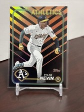 2024 Topps Update #US3 Tyler Nevin HOLIDAY FOIL Oakland Athletics