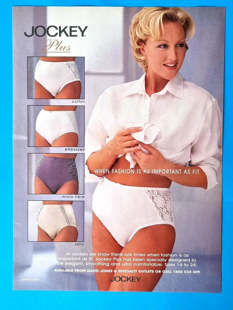 1990's JOCKEY -Women's Underwear Panties Briefs Magazine Vintage