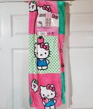 Hello Kitty Apple Boxes  Silk Touch Throw Blanket 50"x 70" Pink/Blue     New