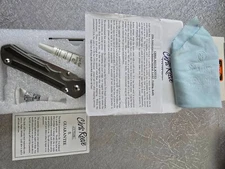 Chris Reeves Inkosi Black Micarta Inlay