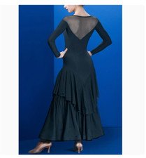 Latin Waltz Tango Modern Dance Ballroom Standard Long Dress Performance Practice