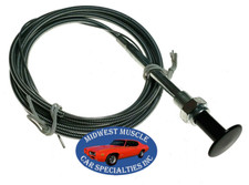 Carburetor Choke Pull Cable Assembly Throttle Trunk Hood 60 Fits Chrysler A16