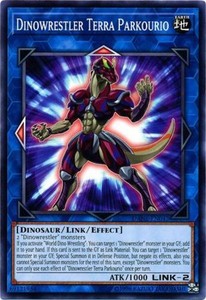 Dinowrestler Terra Parkourio - DANE-EN042 - Common - Unlimited Edition x3 - Near