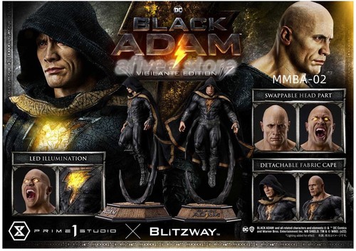 In Stock P1S 1/3 Scale Black Adam MMBA - 02 Limited Edition Statue Model - Picture 3 of 7